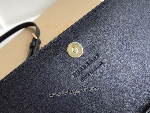 Burberry專門店新款House格紋拼皮革錢夾 巴寶莉小型手袋斜挎錢包 yxb1311